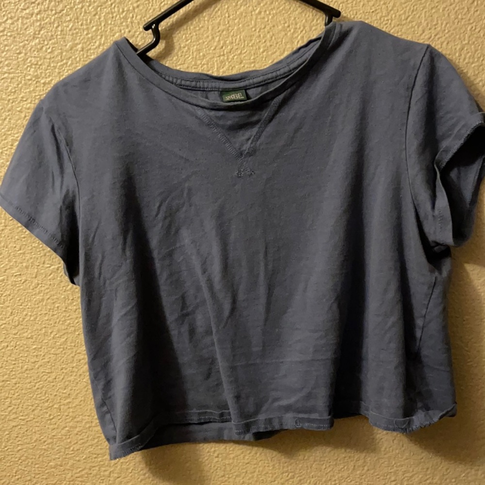 Medium, navy, wild fable crop top